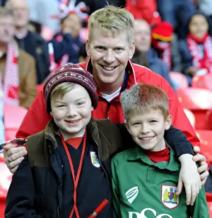 Bristol City FC Fans Celebrate Johnstone's Paint Trophy Victory at Wembley Stadium (2015)