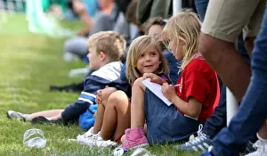The Grove Prints: Bristol City FC Fans Cheering at Hengrove Athletic Pre-Season Friendly
