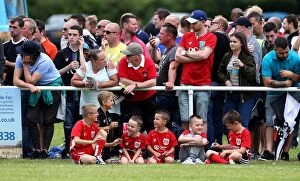 Images Dated 10th July 2016: Bristol City FC Fans in Full Swing: Pre-season Friendly Against Hengrove Athletic, 2016