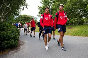 Guernsey V Bristol City Prints: Bristol City FC: Freddie Hinds and Lloyd Kelly in Action against Guernsey FC during Pre-season Friendly