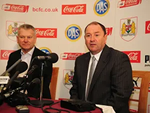 Bristol City FC: Gary Johnson Bids Farewell to Steve Lansdown - March 18, 2010