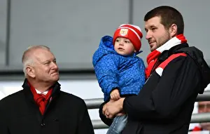 Bristol City V Bolton Wanderers Prints: Bristol City FC: Three Generations of Lansdowns at Ashton Gate (Bristol City v Bolton Wanderers)