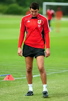 Bristol City FC: Goalkeeper Stephen Henderson in Deep Focus during Championship Pre-Season Training