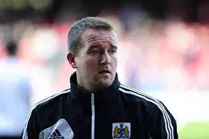 Framed Print : Bristol City FC: Goalkeeping Coach Lee Kendall Focuses at Selhurst Park during Crystal Palace vs Fulham Match, 2013 Framed Print : Bristol City FC: Goalkeeping Coach Lee Kendall Focuses at Selhurst Park during Crystal Palace vs Fulham Match, 2013