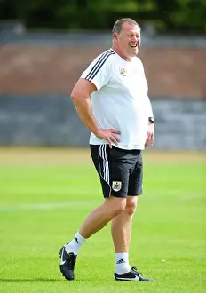 Scotland Tour Prints: Bristol City FC: Goalkeeping Coach Nigel Spink at Pre-Season Training, Scotland Tour