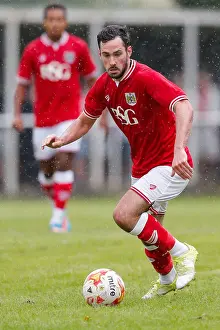 Bristol City FC: Greg Cunningham in Preseason Action against Brislington