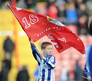 Bristol City V Notts County Prints: Bristol City FC: Guard of Honor for Notts County in Sky Bet League One at Ashton Gate