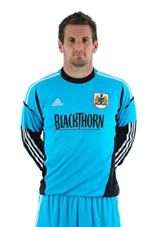 Bristol City FC: Head Shot of Goalkeeper Tom Heaton at Ashton Gate Stadium