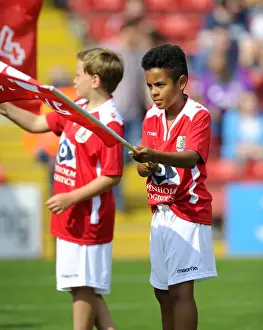 Bristol City V Scunthorpe Prints: Bristol City FC Honors Scunthorpe United with Guard of Honor at Ashton Gate