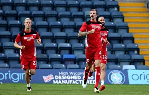 Framed Print : Bristol City FC: Hordur Magnusson, Aden Flint, and Aaron Wilbraham Warm Up Ahead of Wycombe Wanderers Clash Framed Print : Bristol City FC: Hordur Magnusson, Aden Flint, and Aaron Wilbraham Warm Up Ahead of Wycombe Wanderers Clash