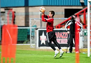 Scotland Tour Prints: Bristol City FC: Intense Pre-Season Training with Tom Heaton