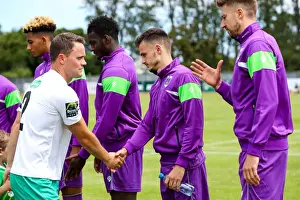 Bristol City FC: Jamie Paterson and Jens Hegeler in Action against Guernsey FC, Pre-season Friendly, 2017