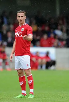 Framed Print : Bristol City FC: Joe Bryan in Action at Pre-Season Friendly, 2015 Framed Print : Bristol City FC: Joe Bryan in Action at Pre-Season Friendly, 2015