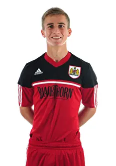 Framed Print : Bristol City FC: Joe Bryan's Focused Expression at Ashton Gate Stadium (Pre-Season Head Shots)