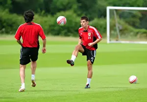 Bristol City FC: Joe Edwards in Action during Championship Pre-Season Training
