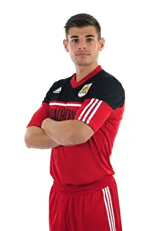 Bristol City FC: Joe Edwards - Focused and Ready at Ashton Gate Stadium (Pre-Season Head Shots)