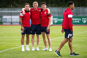 Bristol City FC: Josh Brownhill, Taylor Moore, and Callum O'Dowda Pre-Season Friendly against Guernsey FC, 2017