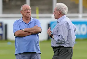 Bristol City FC: Keith Burt and Keith Dawe at Twerton Park (2015) - Pre-Season Friendly