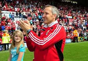 Bristol City FC: Keith Milen Leads the Charge Against Hull City in Championship Showdown at Ashton Gate Stadium (07/05/2011)