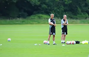 Pre-season Training Prints: Bristol City FC: Keith Miljen Guiding Team through Pre-Season Training