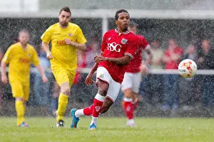 Bristol City FC: Korey Smith in Action during Pre-Season Community Match vs. Brislington