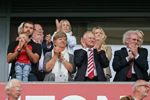 Bristol City V Aston Villa Prints: Bristol City FC: Lansdown Family's Triumphant Celebration After 3-1 Win Over Aston Villa
