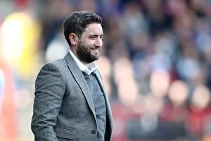 Images Dated 14th April 2017: Bristol City FC: Lee Johnson Leads the Charge Against Queens Park Rangers, Sky Bet Championship 2017