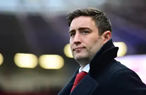 Bristol City V Fleetwood Town Prints: Bristol City FC: Lee Johnson Leads the Way against Fleetwood Town in FA Cup Third Round