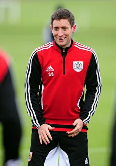 Bristol City FC: Lee Johnson in Training