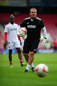 Bournemouth V Bristol City Prints: Bristol City FC: Lee Kendall Focuses on Goalkeeping at Bournemouth's Pre-Season Training