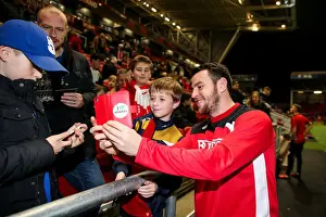 Bristol City V Brentford Prints: Bristol City FC: Lee Tomlin Taking a Selfie Before Kick-Off (vs Brentford, 13/12/2016)