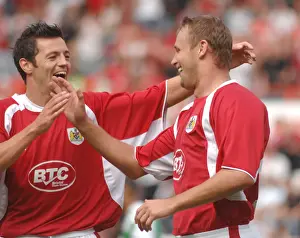 Pre-Season Prints: Bristol City FC: Lee Trundle in Top Form during Pre-Season Training
