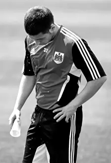 Pre-season Training Prints: Bristol City FC: Lewis Carey in Focus during Pre-season Training