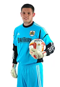 Bristol City FC: Lewis Carey's Focused Expression during Pre-Season Training at Ashton Gate Stadium