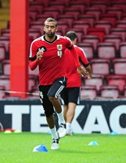 Images Dated 3rd August 2012: Bristol City FC: Liam Fontaine Kicks Off Pre-Season Training (July 2012)