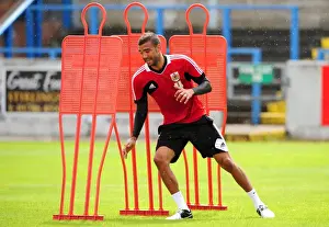Training Prints: Bristol City FC: Liam Fontaine Kicks Off Pre-Season Training, July 2012