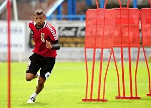 Images Dated 29th July 2012: Bristol City FC: Liam Fontaine Leads Pre-Season Training, July 2012