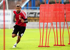 Training Prints: Bristol City FC: Liam Fontaine Leads Pre-Season Training, July 2012