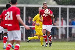 Bristol City FC: Lloyd Kelly in Action during Pre-Season Community Match vs. Brislington