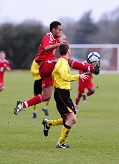 Images Dated 15th January 2011: Bristol City FC: A Look at the Future Stars of Season 10-11 - U18s Face Off Against Watford