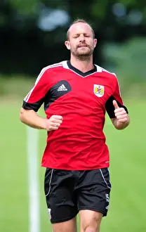 Season 13-14 Prints: Bristol City FC: Louis Carey Kicks Off Pre-Season Training