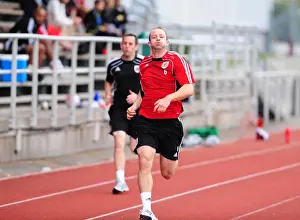 Bristol City FC: Louis Carey Leading the Team Training