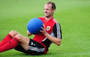 Pre-season Training Prints: Bristol City FC: Louis Carey Leads Pre-Season Training as Team Captain