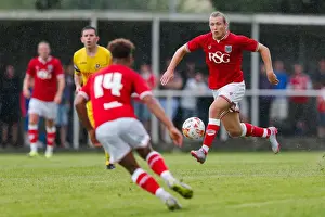 Framed Print : Bristol City FC: Luke Freeman in Action during Pre-Season Community Match vs. Brislington Framed Print : Bristol City FC: Luke Freeman in Action during Pre-Season Community Match vs. Brislington