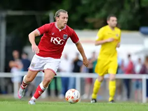 Bristol City Community Match Prints: Bristol City FC: Luke Freeman in Pre-Season Action at Brislington Stadium (July 2015)