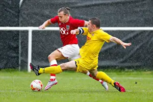Bristol City FC: Luke Freemean in Action during Pre-Season Community Match vs. Brislington