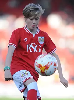 Bristol City V Fulham Prints: Bristol City FC: Mandatory Image of Mascot at Ashton Gate during Fulham Match