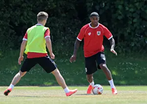 Training - 2 July 2014 Prints: Bristol City FC: Mark Little in Intense Training Focus (July 2, 2014)