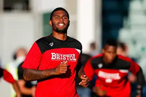 Yeovil Town V Bristol City Prints: Bristol City FC: Mark Little Warming Up Ahead of Yeovil Town Clash (30.07.2015)