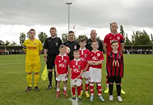 Brislington Prints: Bristol City FC: Mascot Moment at Brislington Stadium Pre-Season Friendly (July 2015)